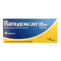 Вальдоксан таб. п.п.о. 25мг №28
