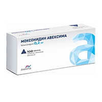 Моксонидин Авексима таб. п.п.о. 0,2мг №30