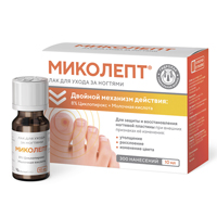 Миколепт лак уход за ногтями 10мл