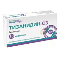 Тизанидин таб. 4мг №30