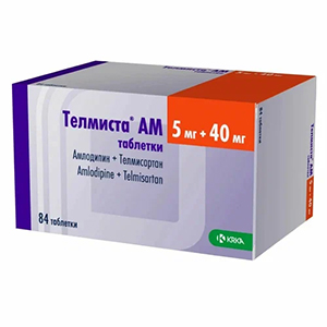 Телмиста АМ таб. 5мг+40мг №28