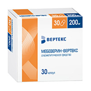 Мебеверин-ВЕРТЕКС капс. пролонг. высвоб. 200мг №30