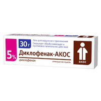 Диклофенак-АКОС гель 5% 30г №1