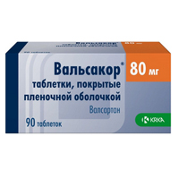 Вальсакор таб. п.п.о. 80мг №30