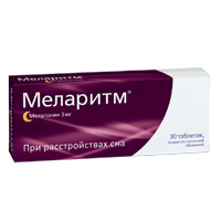 Меларитм таб. п.п.о. 3мг №30