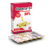 Омега-3 капс. концентрат 90% 1,5г №30
