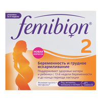 Фемибион II таб. п.п.о. 729мг N28+капс. 746мг 28 шт.