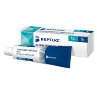 Ацикловир крем д/наруж прим. 5% 10г №1
