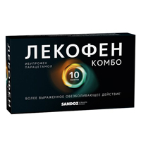 Лекофен Комбо таб. п.п.о. 200мг+500мг №10