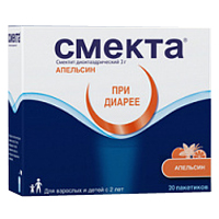 Смекта пор. д/сусп.внутр. апельсиновый 3г 3,76г №20