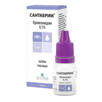 Сантабрим капли гл. 0,1% 5мл №1