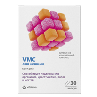 Витатека витаминно-минеральный комплекс vmc д/женщин капс. 0,817г 30 шт.