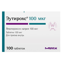 Эутирокс таб. 100мкг №100