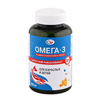 Salmoniсa омега-3 из дикого камчатского лосося д/взрослых и детей капс. 600мг №45
