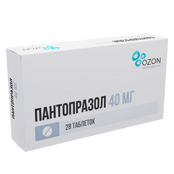 Пантопразол таб. кш/раств п.п.о 40мг №28