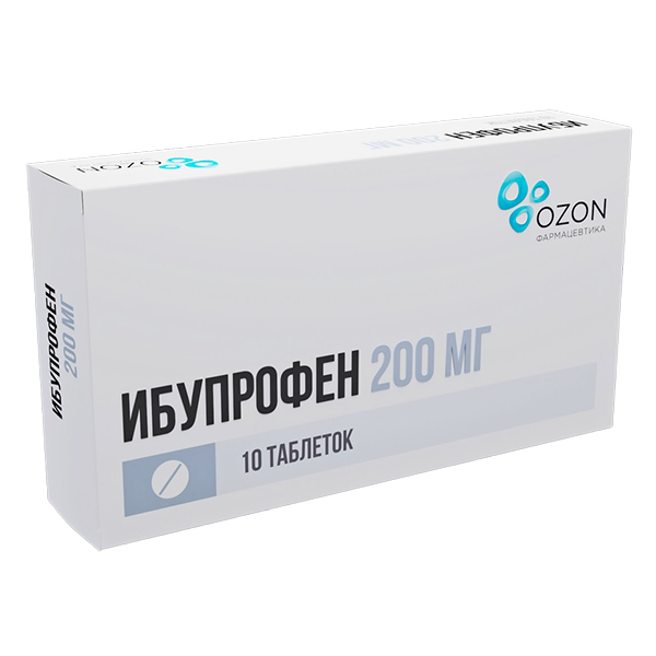Ибупрофен таб. п.о сах 200мг №50