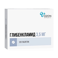 Глибенкламид таб. 3,5мг №120