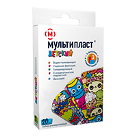 Пластырь бактерицидный Мультипласт детский №20