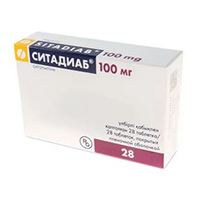 Ситадиаб таб. п.п.о. 100мг №28
