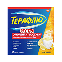 Терафлю экстра пор. д/р-ра внутр лимонный №4