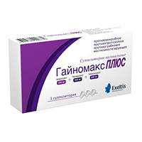 Гайномакс плюс супп. ваг. 100мг+300мг+200мг №3