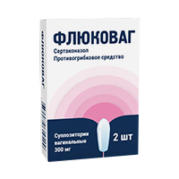 Флюковаг супп. ваг. 300мг №1 Флюковаг супп. ваг. 300мг №1