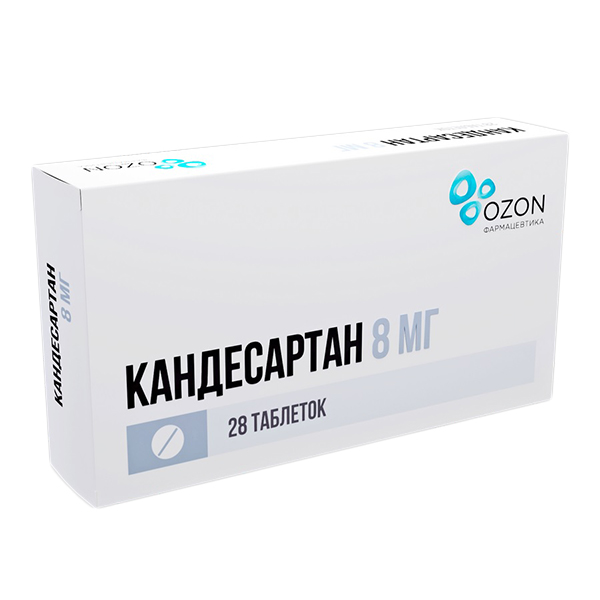 Кандесартан таб. 8мг №28
