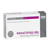 Финастерид-OBL таб. п.п.о. 5мг №90