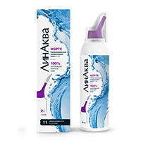 Линаква форте ср-во д/орошения и промывания полости носа 2,1% 150мл