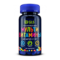 GLS мультивитамины д/детей капс. 450мг №60
