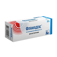 Фламадекс гель наруж. 2,5% 50г №1