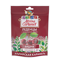 Alpine caramel альпийская карамель леденцы детские натур мед-вит C вкус вишни 75г