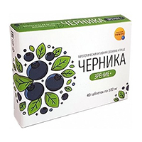 Черника форте с лютеином таб. 100мг №40