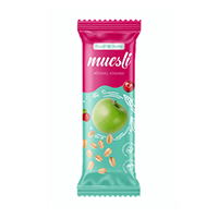 Батончик-мюсли FoodForte орехи-мед бад 50г