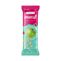 Батончик-мюсли FoodForte яблоко-клюква бад 50г