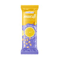 Батончик-мюсли FoodForte лимон-мед-имбирь бад 50г