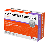 Ибупрофен таб. п.п.о. 400мг №50