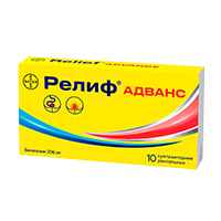 Релиф Адванс супп. рект. 206мг №10