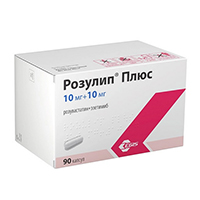 Розулип плюс капс. 10мг+10мг №30