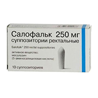 Салофальк супп. рект. 250мг №10