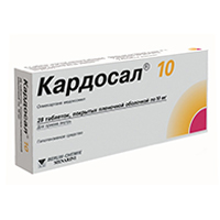 Кардосал 10 таб. п.п.о. 10мг №28