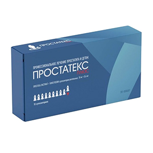 Простатекс Плюс супп. рект. 10мг+0,4мг №10