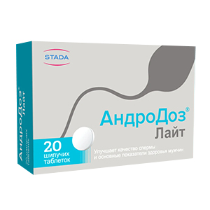 АндроДоз лайт таб. шип. 4,5г №20