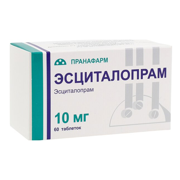 Эсциталопрам таб. п.п.о. 10мг №56