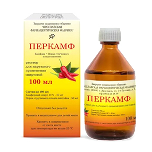 Перкамф р-р наруж.спирт. 100мл №1