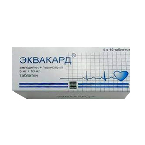 Эквакард таб. 5мг+10мг №30