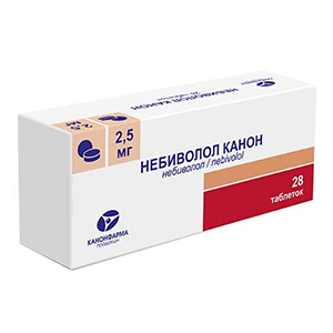 Небиволол Канон таб. 2,5мг №28