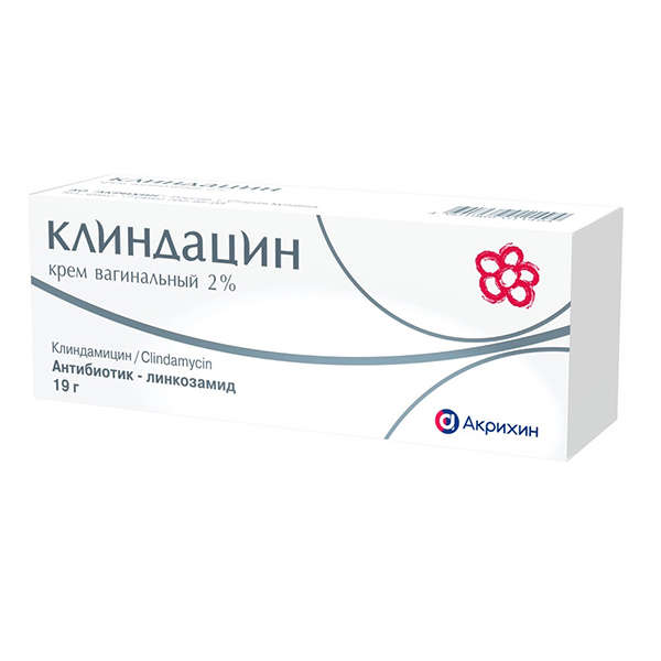 Клиндацин крем ваг. 2% 19г №1 (в комплекте с аппликаторами N3)
