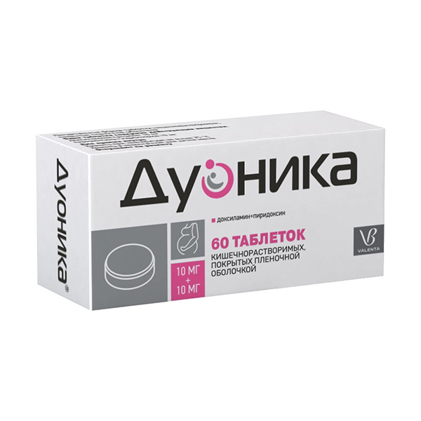 Дуоника таб. кш/раств п.п.о 10мг+10мг №60