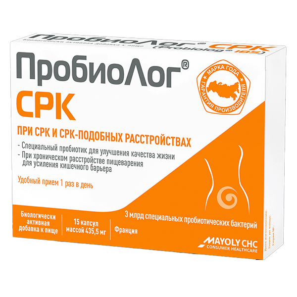 ПробиоЛог СРК капс. 435,5мг №15